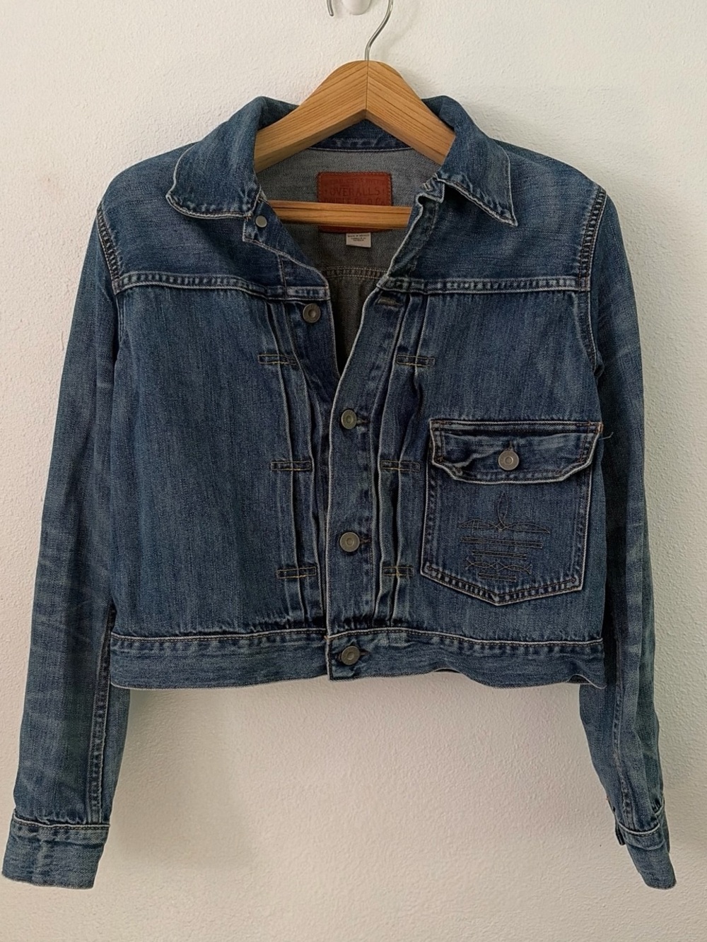 Ralph Lauren RRL | NWOT Cropped Blue Denim Jacket - Picture 3 of 13